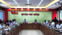 Huyện Phú Riềng tham dự hội nghị trực tuyến quán triệt, triển khai các chỉ thị, đề án, kết luận thực hiện Nghị quyết Đại hội XIII của Đảng, Đại hội Đảng bộ tỉnh lần thứ XI và Quy định số 69 của Bộ Chính trị