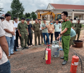 Bồi dưỡng nghiệp vụ phòng cháy chữa cháy và cứu nạn, cứu hộ tại xã Bù Nho