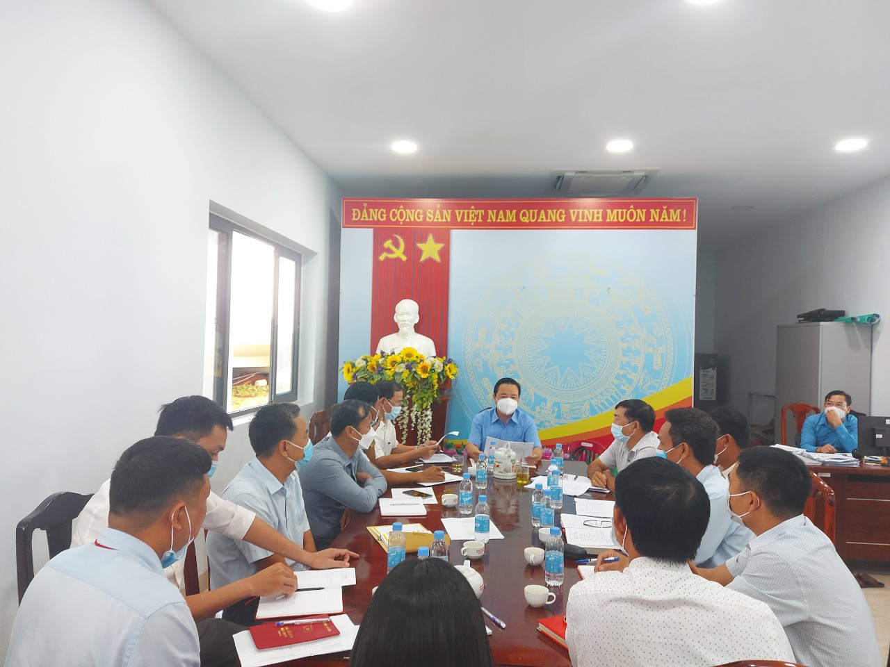 Hội nghị giao ban Ủy ban MTTQ Việt Nam huyện và các xã